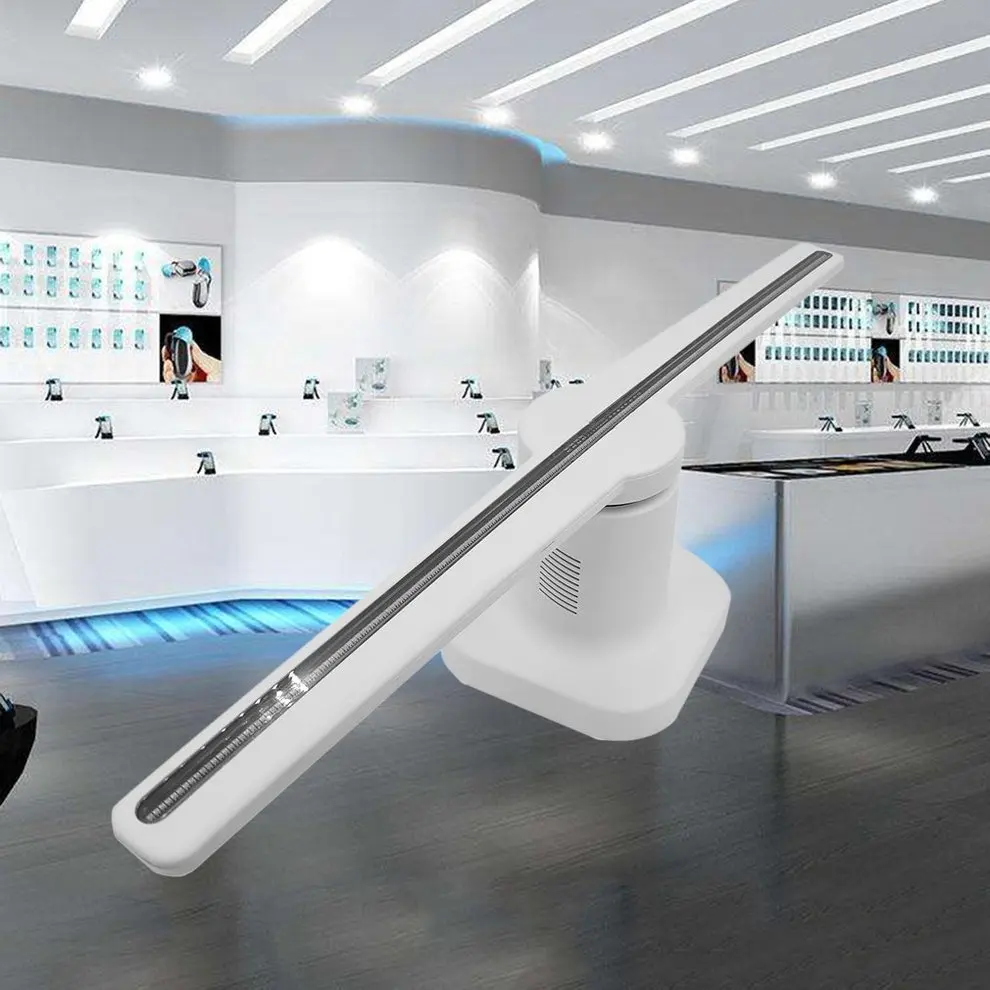 Universal LED Holographic Projector Portable Hologram Player 3D Holographic Dispaly Fan Unique Hologram Projector