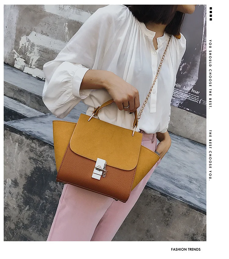HOCODO, брендовая дизайнерская сумка, весна-осень, Ретро стиль, модная женская сумка через плечо, повседневная, на цепочке, сумка через плечо, дикая, флип, сумка-мессенджер