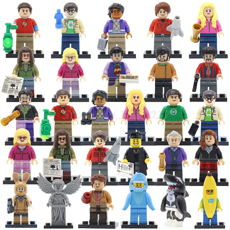 

POGO Single Sale Figure THE BIG BANG Theory TV TBBT Building Blocks Imperial Soldiers Educational Kids Gifts Toys For Children