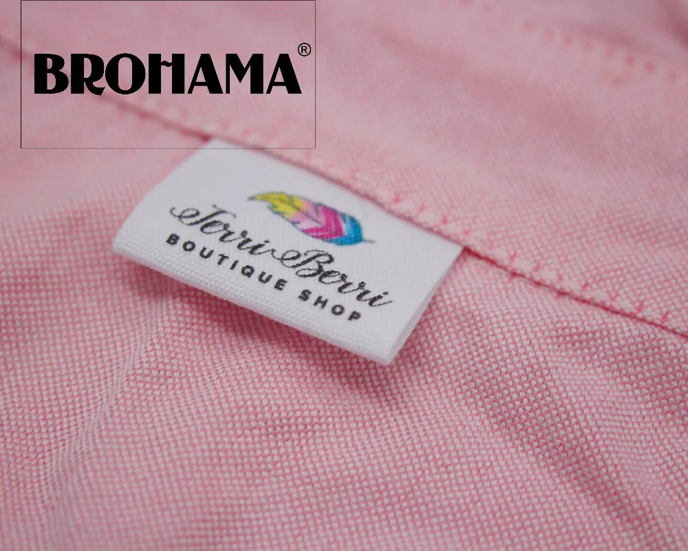 

Sewing labels / custom brand labels, Hand Sewing, clothing labels, fabric 100% cotton, High quality printing (MD0029)