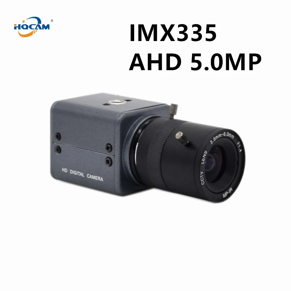 

HQCAM AHD 5MP\4MP,TVI 5MP\4MP,CVI 4MP,cvbs 3.5-8mm Manual Zoom lens Sony STARVIS IMX335 NVP2477H CCTV camera module Box UTC
