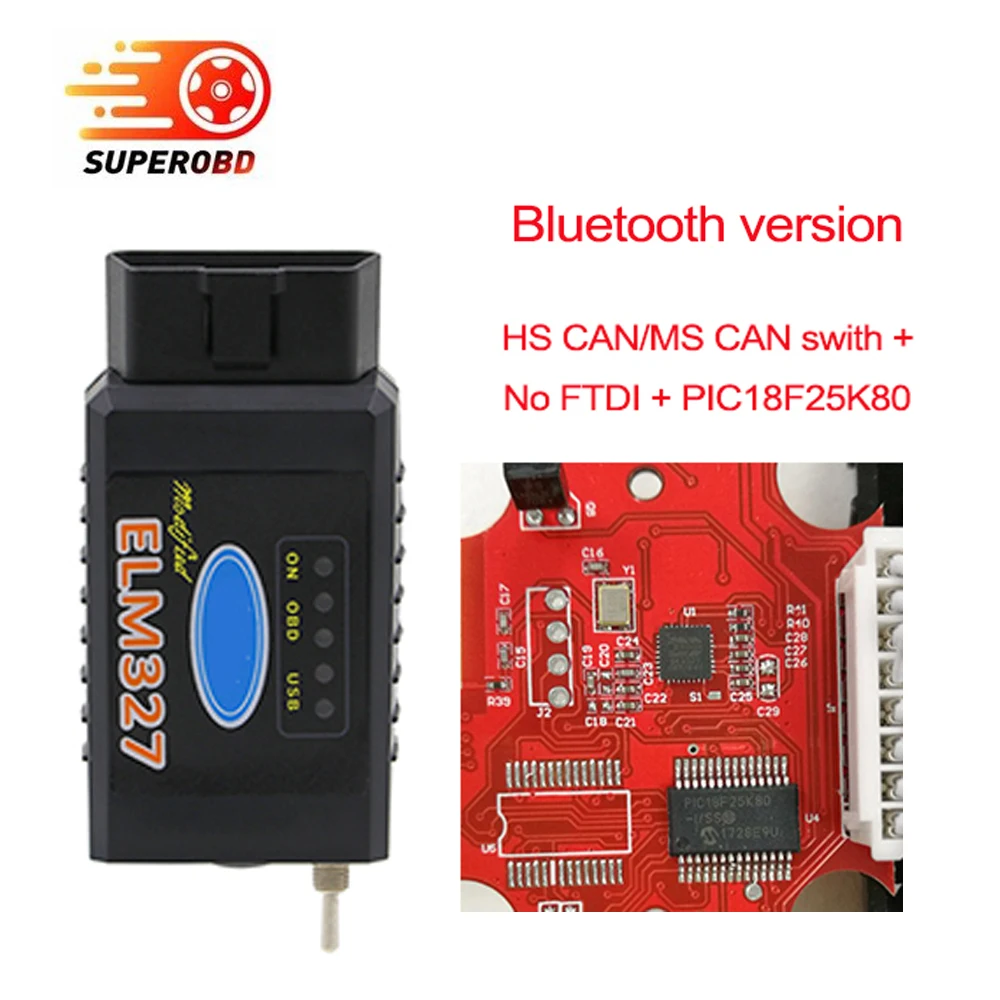 

2018 ELM327 FTDI usb chip with switch code reader for F0.rd HS CAN and MS CAN car diagnostic cable better than elm327 v2.1