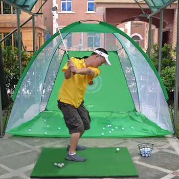 

2M Golf Cage Oxford Cloth Detachable Swing Hitting Practice Net Trainer Indoor Outdoor Training Aids new