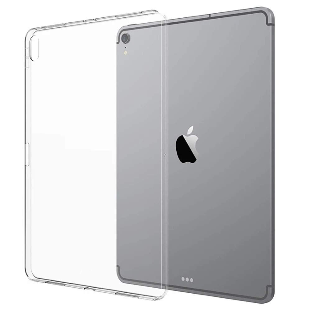 Прозрачный чехол для Apple iPad Pro 11 и 12,9, тонкий мягкий силиконовый чехол из ТПУ для планшетного компьютера, абсорбционный Чехол для iPad Pro 11