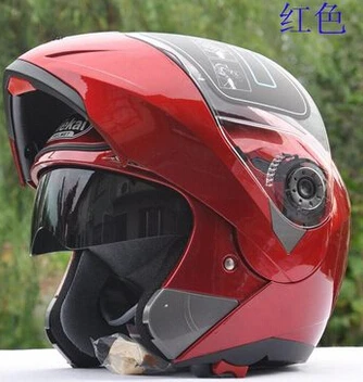 Безопасные откидные мотоциклетные шлемы с внутренним солнцезащитным козырьком JIEKAI105 все доступные шлемы для мотокросса cascos - Цвет: 1