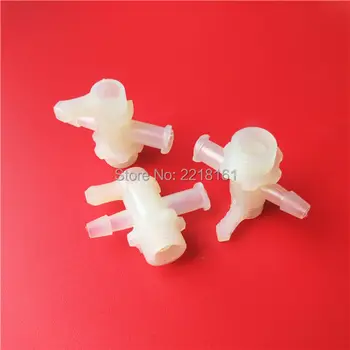 

10X Free shipping Eco solvent printer Flora ink valve/Flora LJ3208K LJ320K LJ3208P LJ320P sub ink tank plastic 3 ways valve