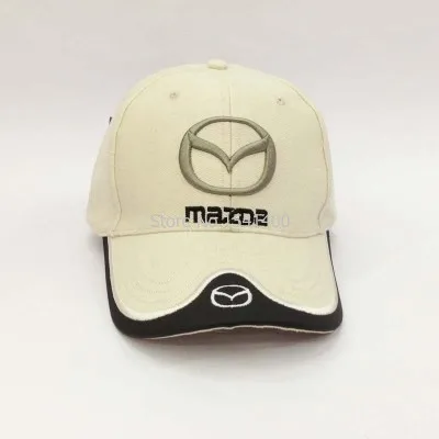 Новое поступление шляпа гоночная шапка Mazda Бейсболка красный черный бежевый синий цвет - Цвет: 4