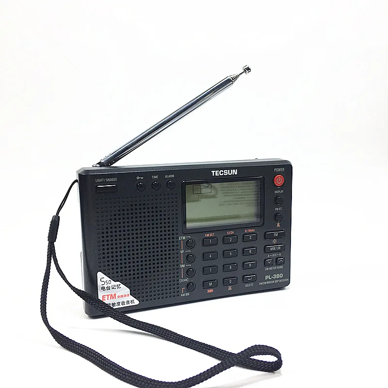 Tecsun PL-380 PL380 radio Digital PLL Portable Radio FM Stereo/LW/SW/MW DSP  Receiver Nice AliExpress