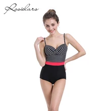 ROSIELARS летняя пляжная одежда, сексуальный цельный женский купальник с белой спинкой, Модный Купальник, купальные костюмы