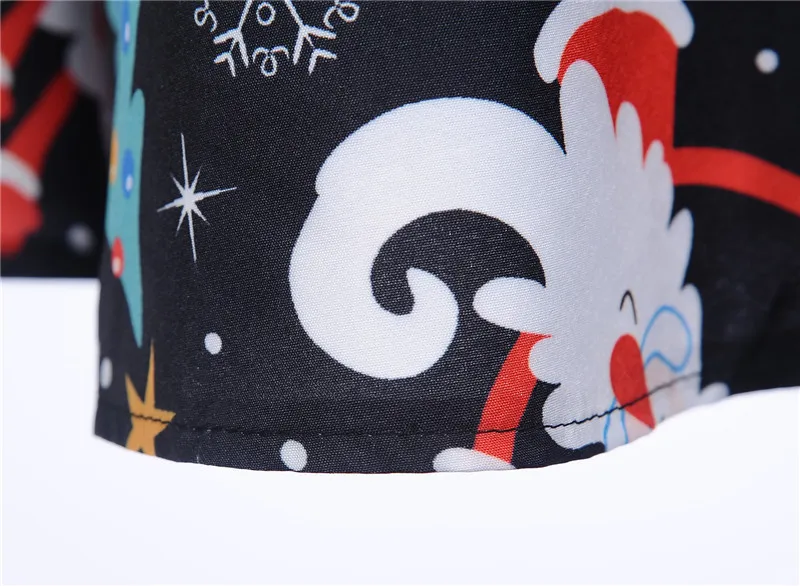 Женское платье на Рождество зимние платья халаты винтажные Pinup три четверти рукав Санта снежинки печатные офисные платья качели
