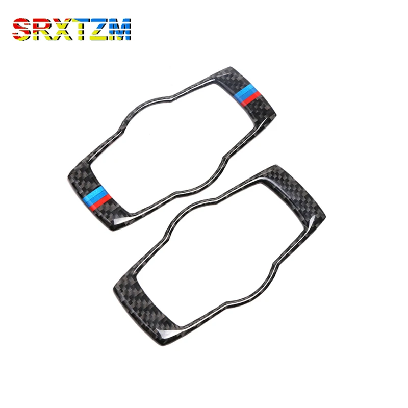 SRXTZM для BMW E90 E92 E93 2008 2012Interior из углеродного волокна переключатель фар кнопки