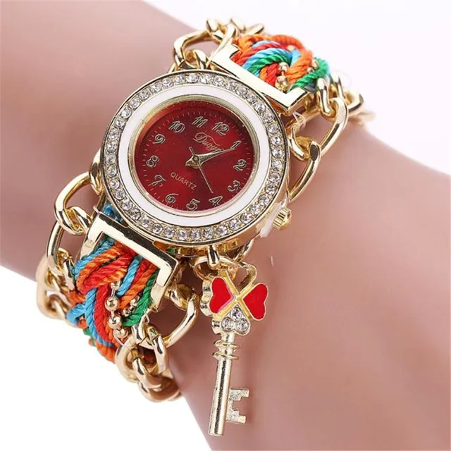 Fashion Women's Dress Watch Bracelet Watch Ladies Leather Band Gold Dial Quartz Fashion Women's Dress Watch Bracelet Watch Ladies Leather Band Gold Dial Quartz