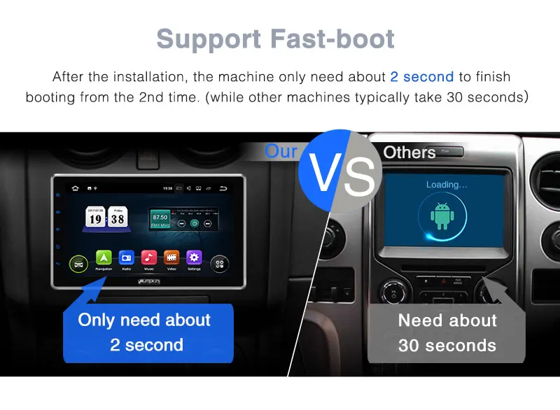 Top Capacitive Screen!2 Din 10.1