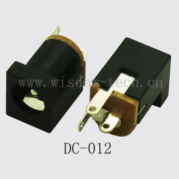 

Free shipping 10pcs/lot DC012 DC power jack PIN2.0/2.5*O.D.5.5 DIP 3pin connector for PBC mounting