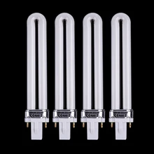 4 шт./лот 9 Вт УФ-гель для ногтей машина УФ-лампа трубка для сушки ногтей профессиональная электронная Сушилка для ногтей Горячая Распродажа