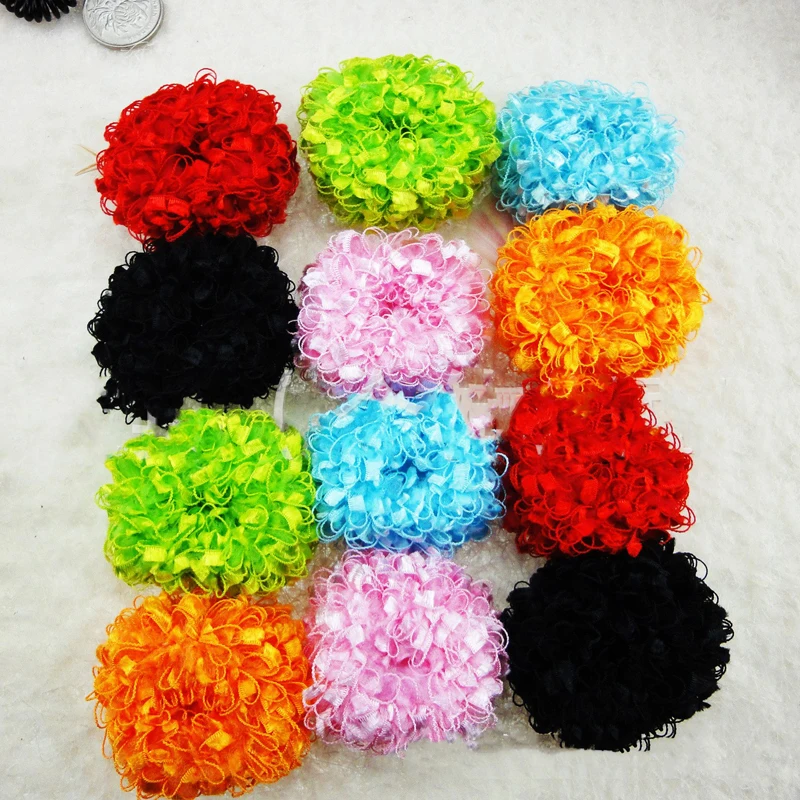 12pcs Children Hair Accessories Colorful Hair Ring Tie Holder Baby Hair Band Women scrunchy Gum Girls Elastics Headband