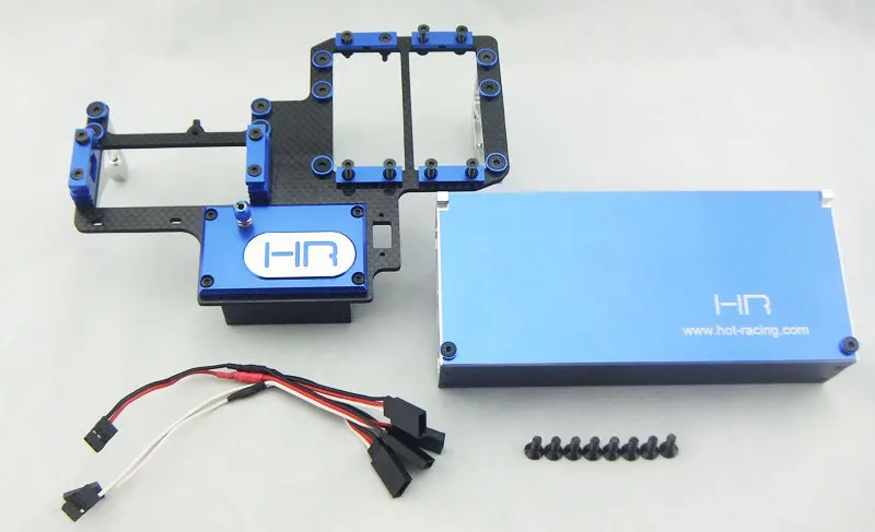 Dual Servo Mount CNC Machined Losi 5IVE T For SAVOX0236 HRC35765S