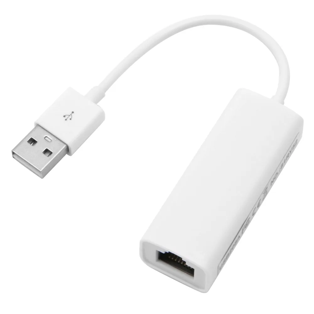 Планшет-USB 2,0 штекерным RJ45 Ethernet Женский cетевой адаптер LAN для Android MacTablet