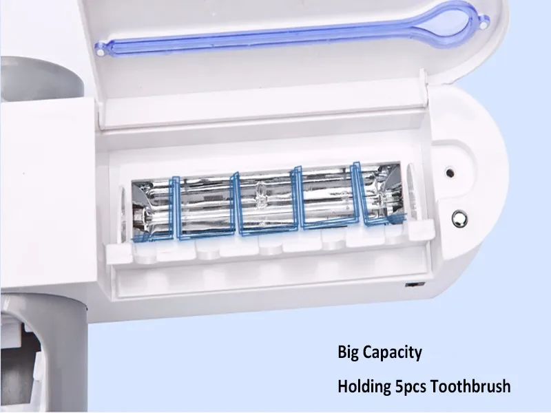 110-240 в автоматический выдавливающий УФ дезинфицирующий очиститель зубной щетки держатель зубной пасты стерилизатор устройство
