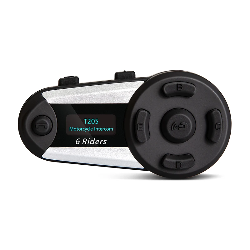 

Intercom motorcycle intercom bluetooth helmet Headset 1200m Intercomunicadores de casco moto 6 riders FM LED 1pcs