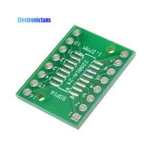 10 шт. SOP16 SSOP16 TSSOP16 к DIP16 0,65/1,27 мм IC адаптер печатной платы