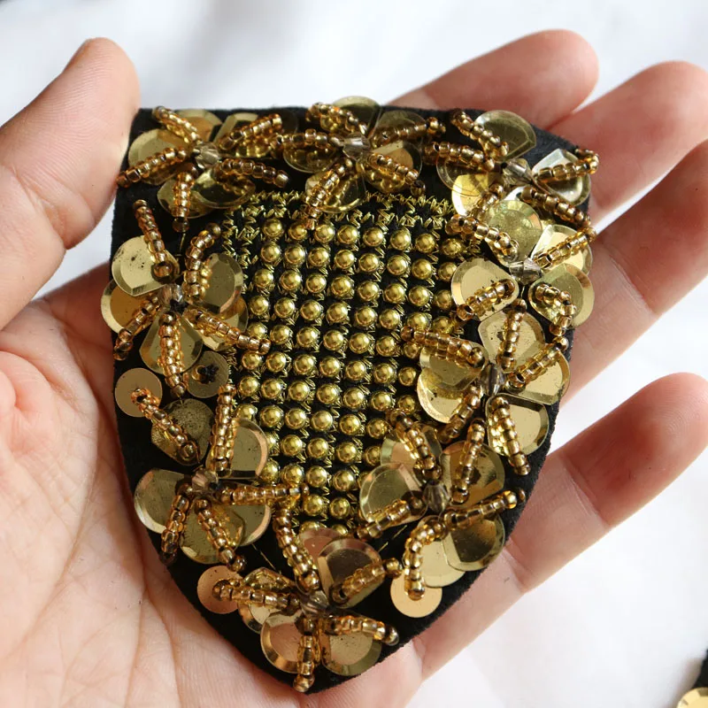 Наплечная доска Epaulette 2 шт. карманные нашивки из бисера для одежды стразы