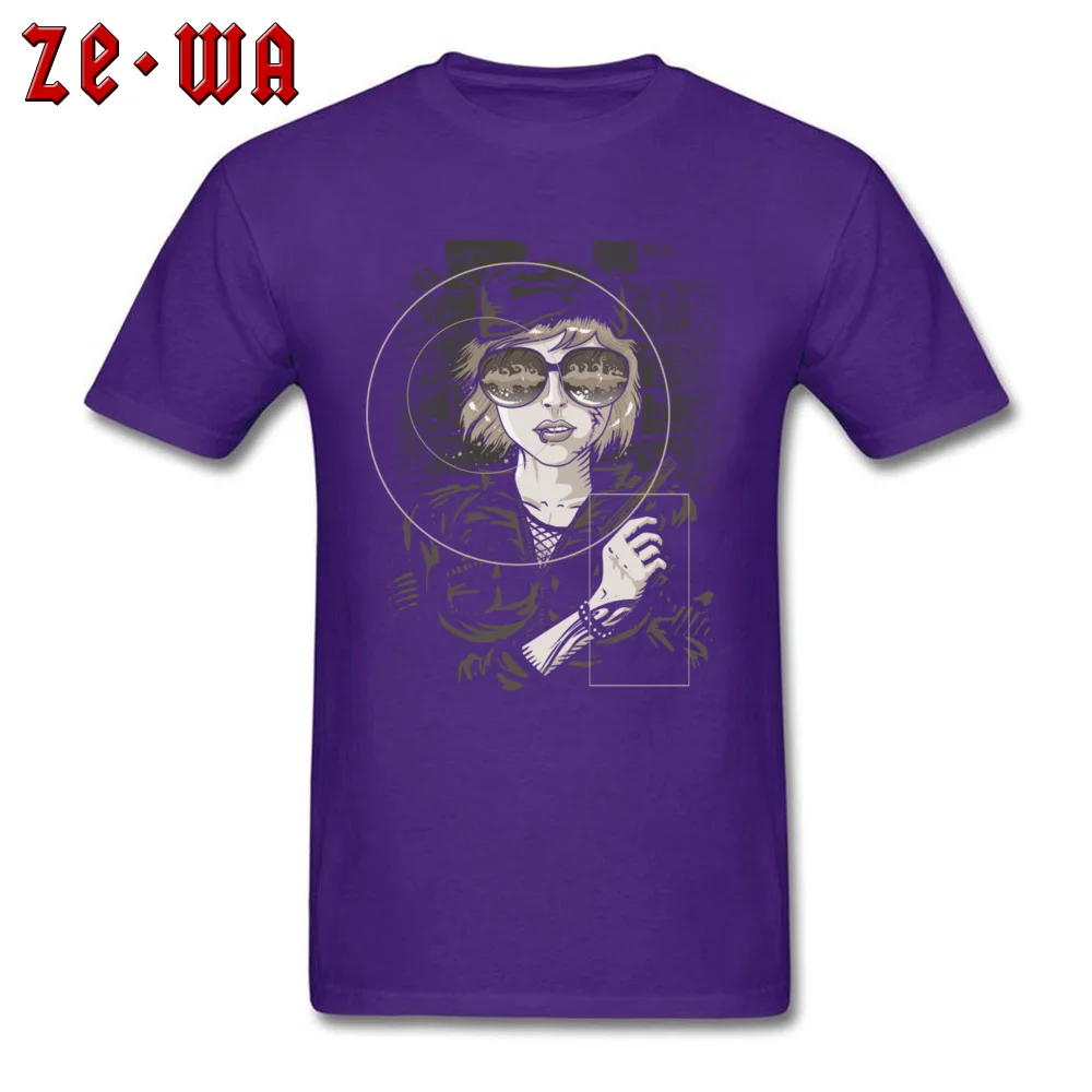 Tees Dangerous Mind Fall New Arrival Classic Short Sleeve Cotton Fabric Round Neck Men's T-shirts Classic Clothing Shirt Dangerous Mind purple