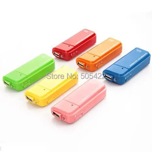 Portable AA External Battery Emergency USB Charger For iPod iPhone MP3