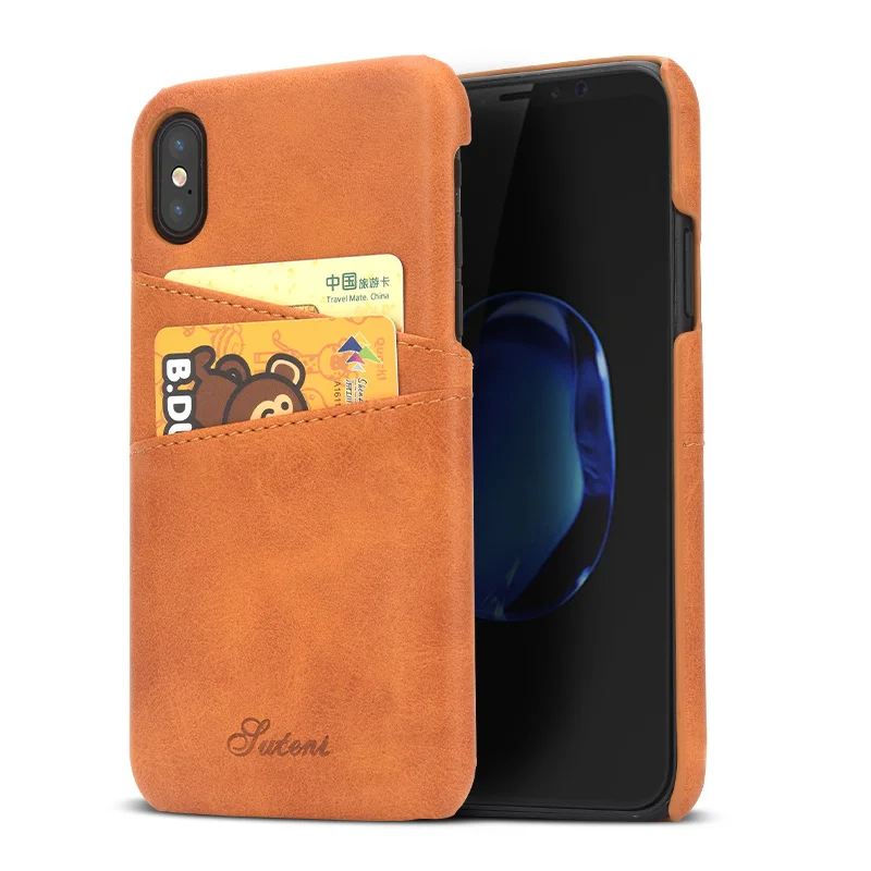 iphone case with card holder KEYSION Ốp Lưng Điện Thoại Cho iPhone X Bao Da Ví Cầm Tay Cao Cấp Khe Cắm Thẻ Lưng Capa Cho iPhone X Trường Hợp Fundas Cho iPhone 10 gucci phone case Cases For iPhone