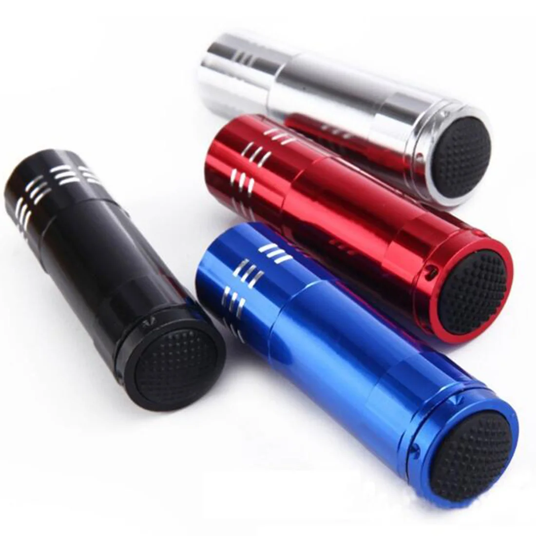 

LED Lamp Violet 9 LED Flashlight Blacklight Torch Light Lamp Black Portable Mini Aluminum UV Ultra