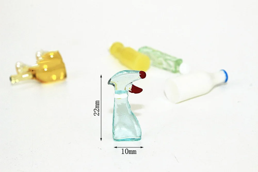 5 шт. 1/12 Миниатюрные аксессуары для кукольного домика мини-Бутылочки для приправ для кухни, игрушки для украшения кукольного дома