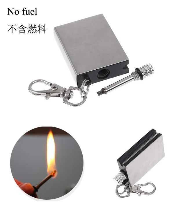 

Fire starter tool Metal match flint outdoor survive camp hike bushcraft stone lighter steel magnesium