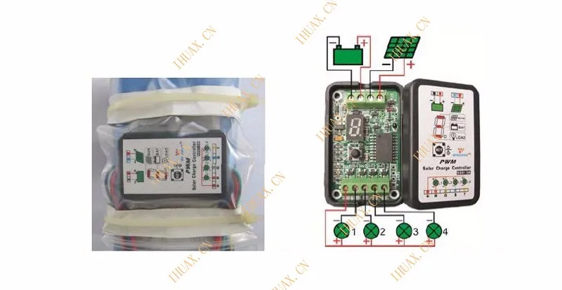 3A Мини Солнечный контроллер заряда, 3 V/6 V/12 V автоматический датчик PV