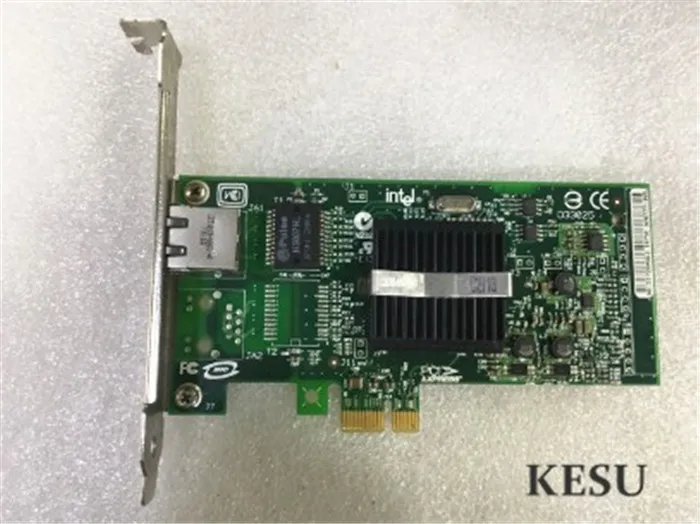 Сетевая карта для Intel PRO/1000 9400PT 82572GI PCI-E x1 однопортовая гигабитная Серверная
