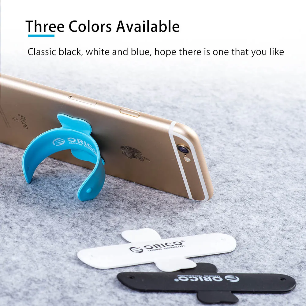 ORICO SU1 u-образное кольцо держатель телефона универсальный портативный задний стикер для всех смартфонов планшет черный/синий/белый