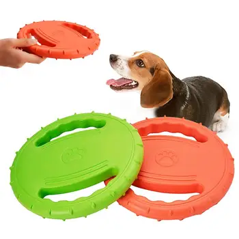 

Flying Disc Toy Soft Floating Dog Catcher Toy Dog Toy for Pet Training & Chewing