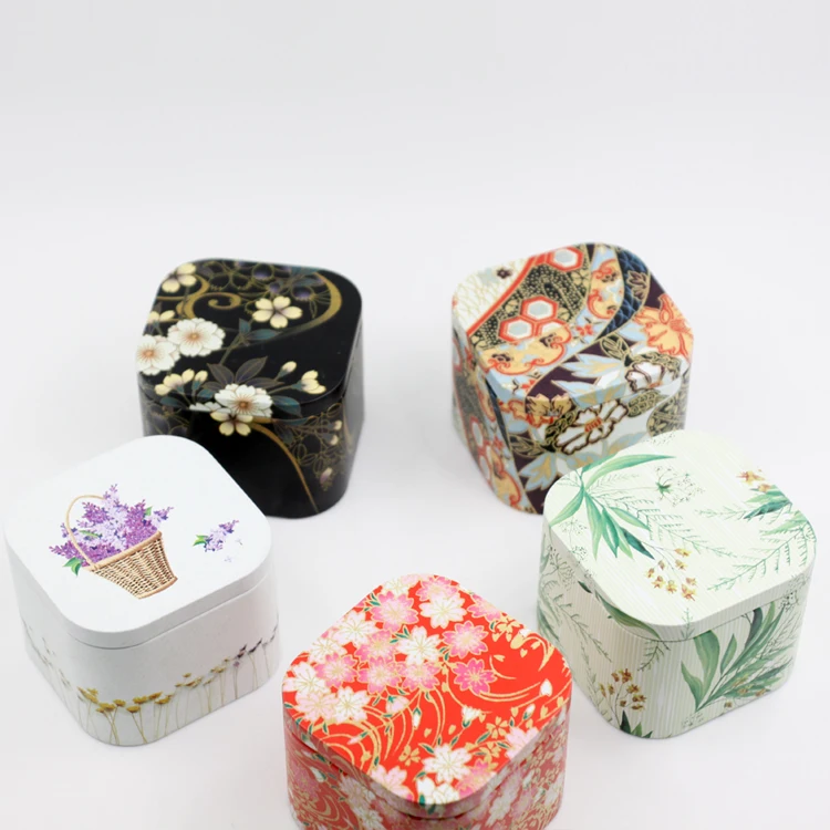 Xin Jia Yi квадратная форма маленькая металлическая жестяная упаковочная коробка для подарка на Рождество Высокое качество прямоугольное печенье жестяная коробка
