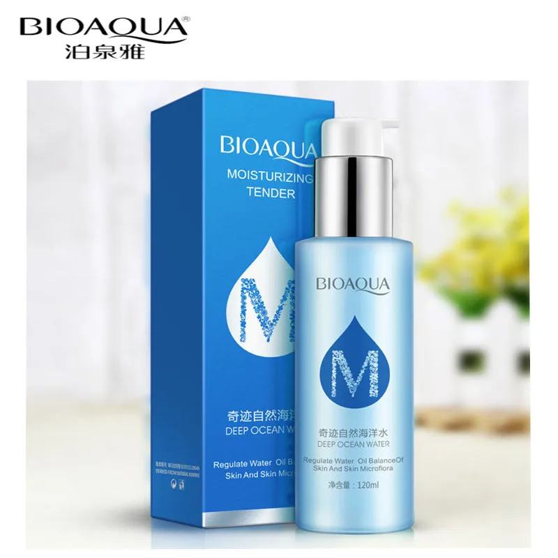 Bioaqua натуральный морской воды facial Essence крем Эмульсия увлажняющий отбеливание сглаживания питают Антивозрастной уход за кожей Красота