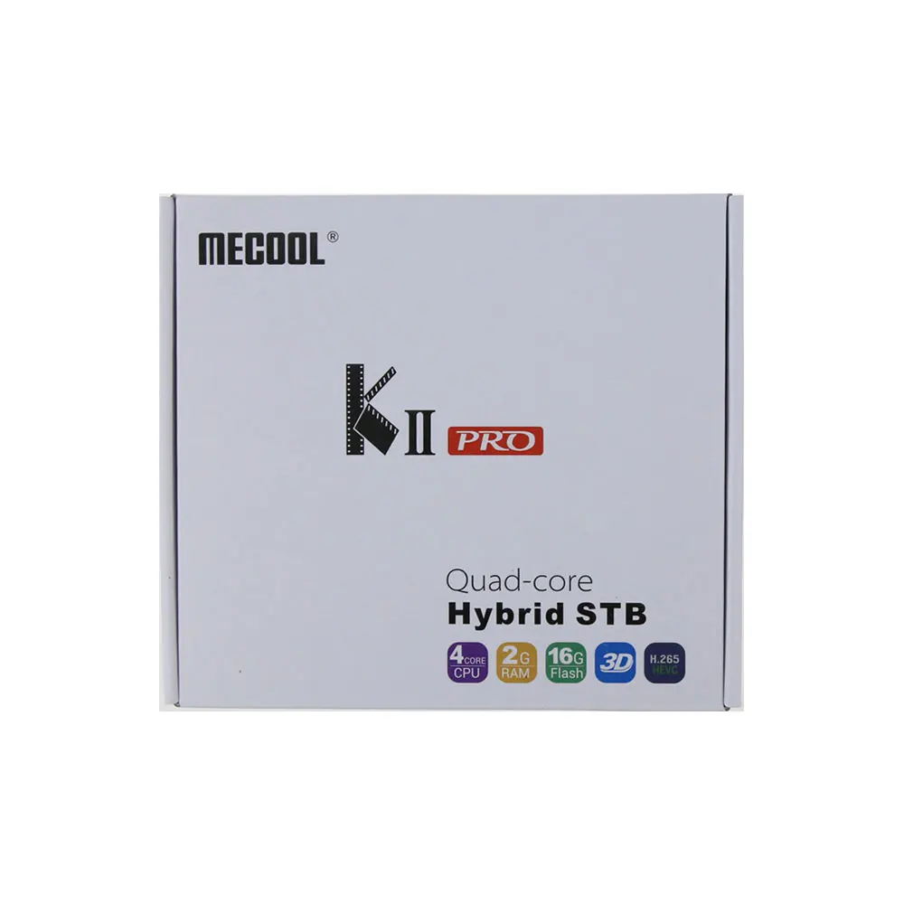 SATXTREM MECOOL Декодер каналов кабельного телевидения Pro ТВ коробка Android 7,1 DVB-S2 DVB-T2 S905D Quad-core 2 Гб оперативной памяти, 16 Гб встроенной памяти, смарт-ТВ коробка 4 K двухъядерный процессор Wi-Fi BT4.0 Media Player