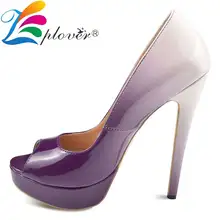 Fashion Women Pumps High Heels Shoes Woman 12cm Extreme Thin Heels Ladies Shoes Comfortable Platform Pumps Sapato Feminino