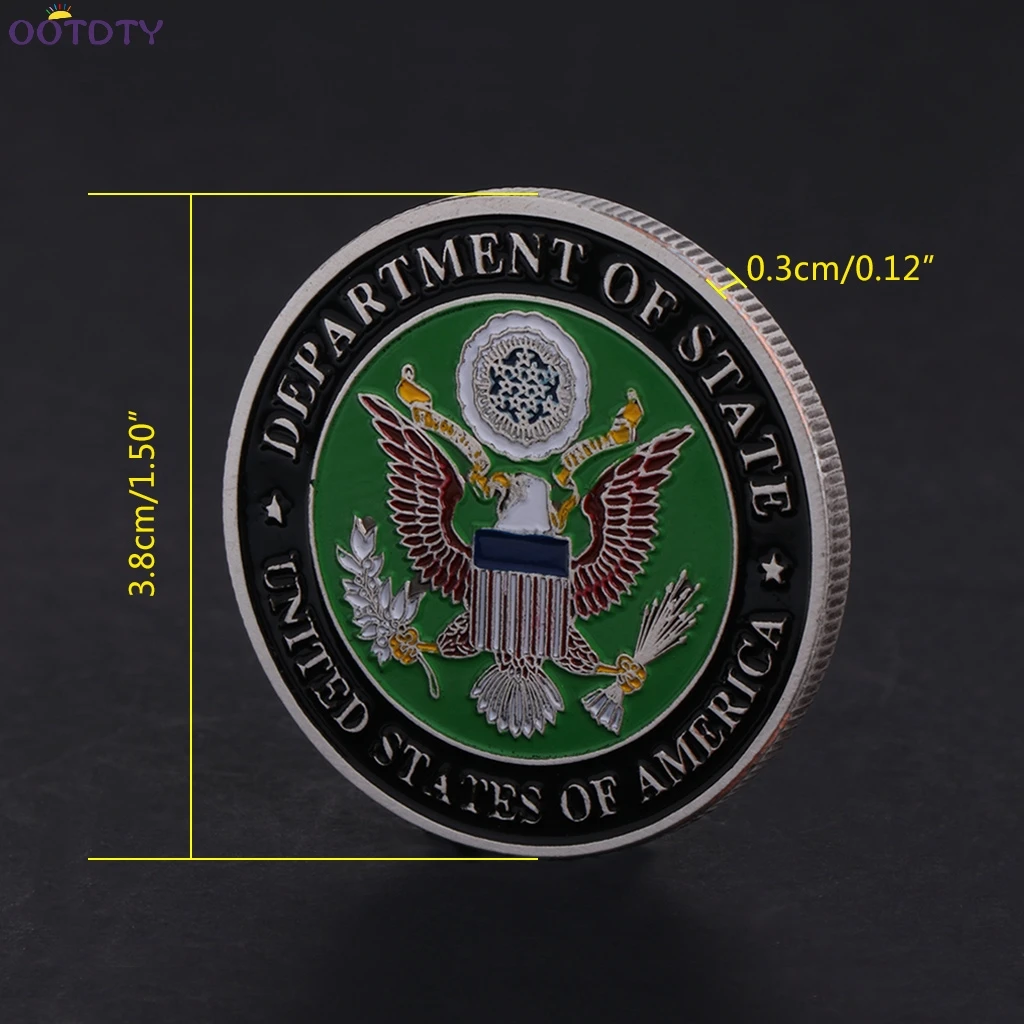 Commemorative Coin American Army Collection Art Gifts BTC Bitcoin Alloy Souvenir Non-currency Coins