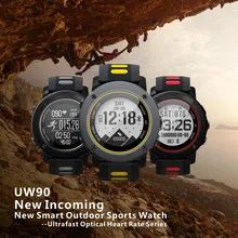 UWear Смарт уличные спортивные часы Бег IP68 Водонепроницаемый беговой дорожке часы Шагомер сенсорный экран Смарт-часы фитнес-трекер