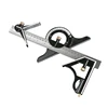 3 In1 Adjustable Ruler Multi Combination Square Angle Finder Protractor 300mm/12