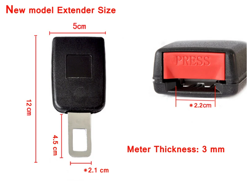 21 мм(camlock " /8) универсальный Авто Ремень Пряжка Клип Extender Разъем Регулируемый зажим автомобиля Собака Ремни безопасности пряжки автомобильный аксессуар