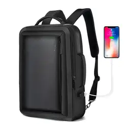BOPAI лучший мужской деловой рюкзак для путешествий, непромокаемый тонкий рюкзак для ноутбука, школьная сумка, офисный мужской рюкзак