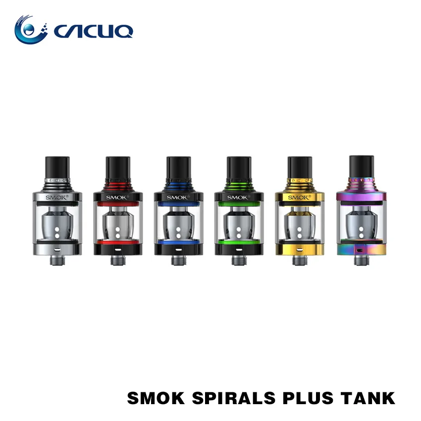 

100% Original Smok Spirals Plus Tank 4ml Capacity Sub ohm Tank Top Refilling Atomizer offer More Clouds And Deep Taste