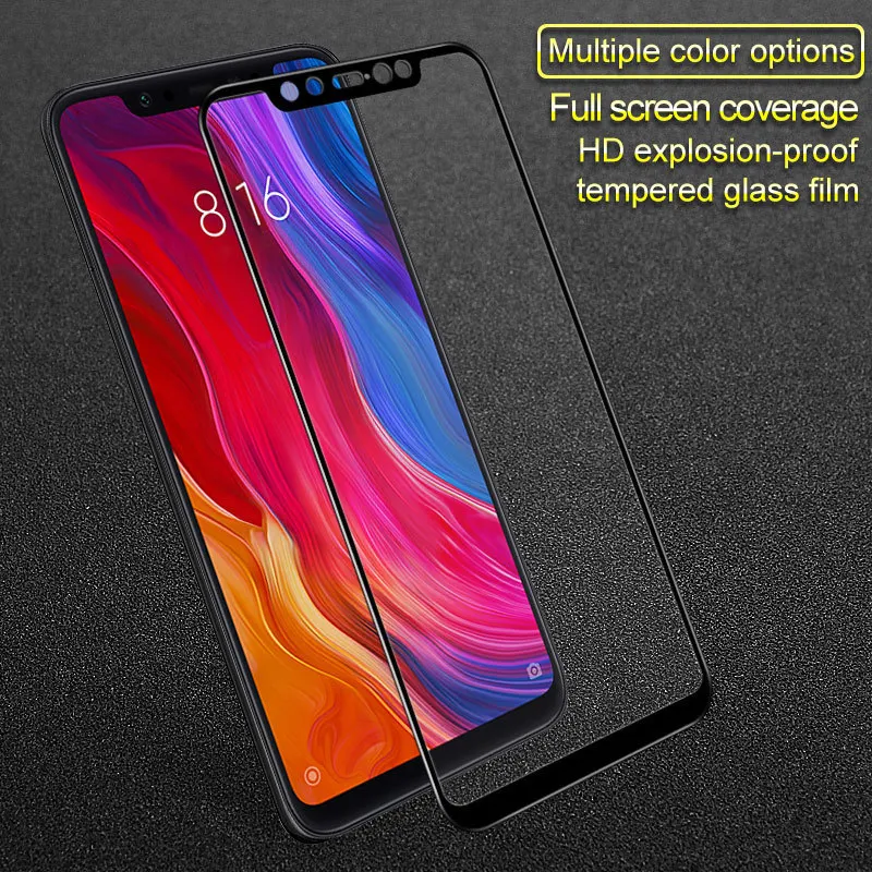 Закаленное стекло для Xiaomi mi 8 mi 8 SE IMAK полное покрытие 9H Защита экрана для Xiaomi mi 8 mi 8 SE