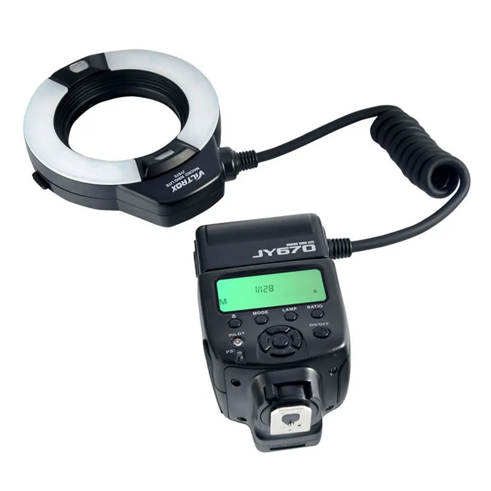 VILTROX JY-670 Macro Ring Light flash (29)