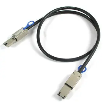 

10pcs/lot External Mini SAS 4x SFF-8088 to External SFF-8088 4x Raid card data Cable 1m