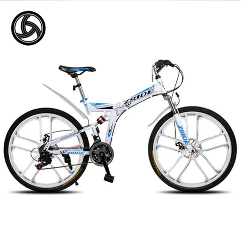 Складной горный велосипед с 26 &quot30 скоростями цельный из магниевого сплава MTB